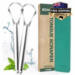 2 Pack Stainless Steel Tongue Scraper For Adults Metal Cleaner Ronavo New. Price: $15.45.