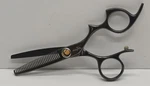 Shark Fin Forged 440A Japanese Steel Hair Thinning Shears PRSTDSBTBK28E Used. Price: $69.99.