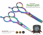 Suvorna 5.5 Precision Razor Edge Japanese Stainless Steel Barber Scissors Set New. Price: $76.46.