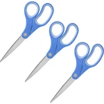 Sparco 8" Bent Scissors Overall Length Stainless Steel Blue 3 / Bundle New. Price: $27.46.