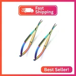 Shynai 2 Pieces 4.7 Inch Embroidery Scissors Curved Eyebrow Tip Spring New. Price: $23.80.