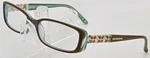 Bcbg Max Azria Sasha 01 Eyeglasses Frames 52-17 Brown Teal Floral Womens R7 Pre-owned. Price: $32.99.