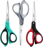 Livingo 8.5" Scissors All Purpose, 3 Pack Ultra Sharp Blade Shears, Professional New. Price: $19.30.