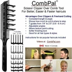Combpal Pro Haircutting Tool, Diy Haircut, Scissor Clipper Over Guide New. Price: $10.88.