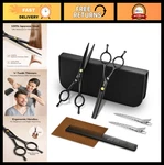 Professional Hair Cutting Scissors & Thinning Shears Kit - 6.5" Japanese Stainle New. Price: $39.99.