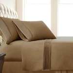 Southshore Fine Linens Classy Pleated 21" Extra Deep, Pocket Sheet Set, Twin Nwt New. Price: $37.98.