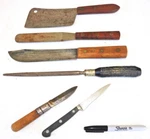 Mixed Lot Knives Professional Kitchen Paring Spatula Chef Steel Cleaver Old Xt Used. Price: $52.95.