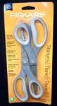 Fiskars Gray Titanium Scissors 2-PACK (new). Price: $12.00.