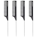 Goodofferplace 4 Pcs Rat Tail Combs Parting Count (pack 1), Black New. Price: $7.05.