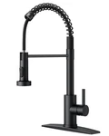 Forious Black Kitchen Faucet With Pull Down Sprayer Stainless Steel Commercial New. Price: $62.46.