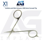 Cuticle Scissors 108.5MM Stainless Steel Curved Tip Blade 22MM Nail Care New. Price: $31.90.
