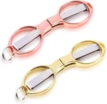 2PCS Folding Scissors, Portable Travel Gift For Men Rose Gold, New. Price: $10.96.