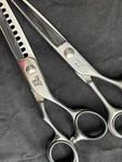 Hatori Hanzo Shear Set Hh-v 6.5" And HH-13T 6.0" For Professional Hair Cutting Used. Price: $1000.00.