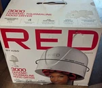 Red By Kiss 3000 Ceramic Tourmaline Professional Hood Dryer 4 Heat Settings Nib Open. Price: $59.99.