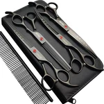 7.0IN Titanium Professional Dog Grooming Scissors Set,straight & Thinning C... New. Price: $59.98.