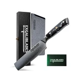 Excaliblades 6.5 Nakiri Knife VG-10 Damascus 67-LAYER Stainless Steel Full Tang New. Price: $131.03.