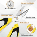 8 Inch Utility Scissors For Kitchen, Office, Craft & Diy Heavy Duty Stainle... New. Price: $14.95.