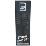 L3 Styling Comb Set - Professional Salon Look Lightweight One Size, Black New. Price: $9.11.