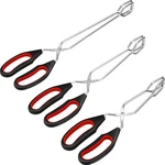 Scissor Tongs Stainless Steel 3 Pack Kitchen For Cooking Food Bbq New. Price: $14.42.
