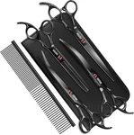 Professional 7.0IN Titanium Dog Grooming Scissors Set 6-IN-1 New. Price: $60.88.
