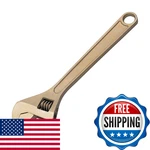 Cs Unitec Non-sparking Non-magnetic Adjustable Wrench 6IN Aluminum Bronze Tool New. Price: $171.86.