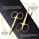 Curved & Rounded Facial Hair Scissors For Men Mustache Nose Utopia Care New. Price: $11.73.