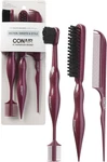Conair Slick Back Tail Comb Set Fine Tooth Edge Brush Hair Styling 3 Pack New. Price: $9.39.