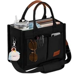 Canvas Tote Bag Purse For Women With Zipper Closure, Individual Compartments ... New. Price: $37.10.
