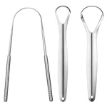 3 Pcs Metal Tongue Scraper, Scrapers For Adults, Stainless Steel Tounge New. Price: $8.50.