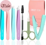 7PCS Eyebrow Tweezers Kit For Women Precision Plucker With Scissors & Razor New. Price: $14.41.