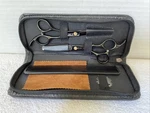 Ciicii Dog Grooming Scissors Kit Professional Pet Case Used. Price: $9.99.