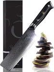 Nakiri Chef Knife 6.5" Damascus Japanese VG10 Super Steel 67 Layer High Carbon New. Price: $64.95.