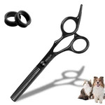 Professional Dog Grooming Scissors, 28 Teeth Thinning Shears, Black Titanium ... New. Price: $13.98.