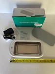 Ultrasonic Cleaner Machine: Jewelry, Glasses, Watches, Razor, Comb, Nail Clipper New. Price: $22.00.