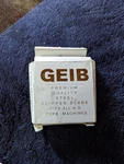 Geib Buttercut Stainless Steel Size #30 Detachable Clipper Blade New. Price: $30.00.