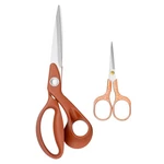 Frepxzlk Fabric Scissors, Stainless Steel Tailor's Shears For Crafts, Brown New. Price: $14.99.