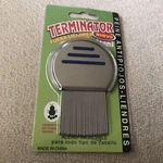 New Nit Nurvo Terminator Comb Head Lice Stainless Steel Uni-sex Free Shipping. Price: $8.00.