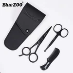 Beard Mustache Scissors And Comb Kit With Pu Storage Bag, Rounded Safety Nose... New. Price: $23.02.