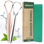 Tongue Scraper For Adults, Stainless Steel, Bad Breath Cure, 2-PACK, Oral Care New. Price: $16.70.