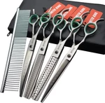 Professional Grooming Shears Set Dogs Straight & Thinning Curved Scissors New. Price: $118.99.