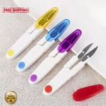 1PC V-shape Sewing Scissors: Stainless Steel Embroidery Thread Cutter New. Price: $9.07.