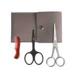 Livingo 4.5 Inches Beard & Mustache Scissors For Piece Set, Black Silver New. Price: $23.90.