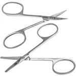 Ontaki Curved & Rounded Facial Hair Scissors - Silver, Pack New. Price: $14.52.