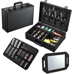 Organize All Your Barber Tools - Professional Briefcase With Mirror New. Price: $89.99.