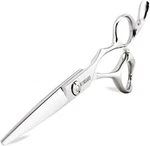 5.5" Barber Hair Scissors Professional Cutting, Silver New. Price: $58.99.