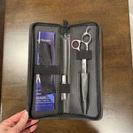 Christensen CL-7.0 8" Dog Grooming Curved Shears Case With Oil & Cloth Used. Price: $49.97.