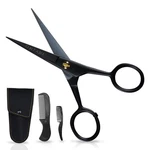 Ontaki Mustache Scissors 5-INCH, Black Bevel-edge 5-INCH(3 Pack), New. Price: $24.18.