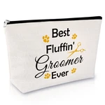 Sfodiary Dog Groomer Makeup Bag For Women Salon Hairdresser Appreciation ... New. Price: $12.62.