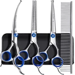 Gimars Professional 5 1 Grooming Scissors For Dogs 4CR With Safety Round T... New. Price: $30.08.