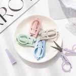 Gkofiey 5PCS Pastel Mini Folding Scissors With Safety Cap Small, Multicolor New. Price: $17.63.